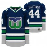 Maglia Hockey Hartford Whalers Julien Gauthier Heritage Night Throwback Blu