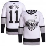 Maglia Hockey Los Angeles Kings Anze Kopitar Alternato Autentico 2021-22 Bianco