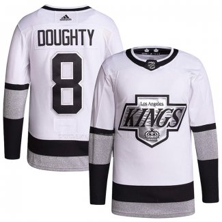 Maglia Hockey Los Angeles Kings Drew Doughty Alternato Autentico 2021-22 Bianco
