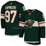 Maglia Hockey Minnesota Wild Kirill Kaprizov Autentico Home Verde