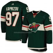Maglia Hockey Minnesota Wild Kirill Kaprizov Autentico Home Verde