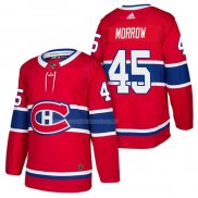 Maglia Hockey Montreal Canadiens Joe Morrow Autentico Home 2018 Rosso