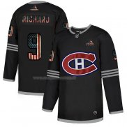 Maglia Hockey Montreal Canadiens Maurice Richard 2020 USA Flag Nero