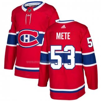 Maglia Hockey Montreal Canadiens Victor Mete Home Autentico Rosso