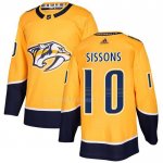 Maglia Hockey Nashville Predators Colton Sissons Home Autentico Giallo