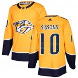 Maglia Hockey Nashville Predators Colton Sissons Home Autentico Giallo