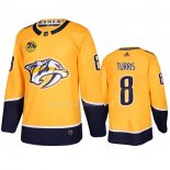 Maglia Hockey Nashville Predators Kyle Turris Home Giallo