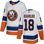 Maglia Hockey New York Islanders Anthony Beauvillier Road Autentico Bianco