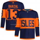 Maglia Hockey New York Islanders Mathew Barzal 2024 NHL Stadium Series Primegreen Autentico Blu