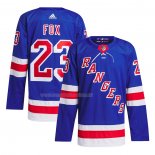 Maglia Hockey New York Rangers Adam Fox Home Primegreen Autentico Pro Blu