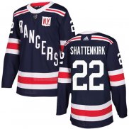 Maglia Hockey New York Rangers Kevin Shattenkirk Autentico 2018 Winter Classic Blu