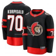 Maglia Hockey Ottawa Senators Joonas Korpisalo Home Breakaway Nero