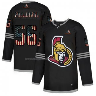 Maglia Hockey Ottawa Senators Paajarvi 2020 USA Flag Nero2