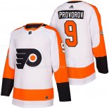 Maglia Hockey Philadelphia Flyers Ivan Provorov Autentico Away 2018 Bianco