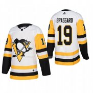 Maglia Hockey Pittsburgh Penguins Derick Brassard Away Autentico Giocatore Bianco