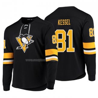 Maglia Hockey Pittsburgh Penguins Phil Kessel Platinum Nero
