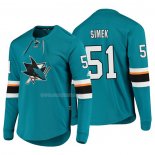 Maglia Hockey San Jose Sharks Radim Simek Platinum Verde