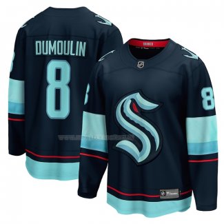 Maglia Hockey Seattle Kraken Brian Dumoulin Home Breakaway Blu