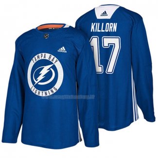 Maglia Hockey Tampa Bay Lightning Alex Killorn New Season Practice Blu