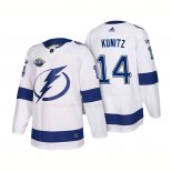Maglia Hockey Tampa Bay Lightning Chris Kunitz 2018 Bianco