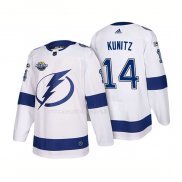 Maglia Hockey Tampa Bay Lightning Chris Kunitz 2018 Bianco