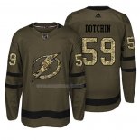 Maglia Hockey Tampa Bay Lightning Jake Dotchin Salute To Service Verde Militare