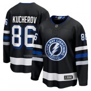 Maglia Hockey Tampa Bay Lightning Nikita Kucherov Alternato Premier Breakaway Nero