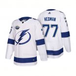 Maglia Hockey Tampa Bay Lightning Victor Hedman 2018 Bianco