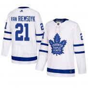 Maglia Hockey Toronto Maple Leafs James Van Riemsdyk 2018 Autentico Bianco