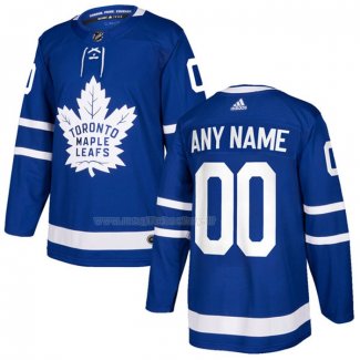 Maglia Hockey Toronto Maple Leafs Personalizzate Home Blu