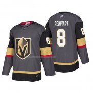 Maglia Hockey Vegas Golden Knights Griffin Reinhart Home Autentico Giocatore Gris