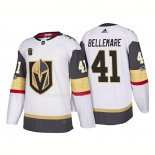 Maglia Hockey Vegas Golden Knights Pierre Edouard Bellemare Away 2018 Bianco