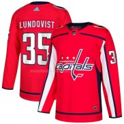 Maglia Hockey Washington Capitals Henrik Lundqvist Home Autentico Rosso