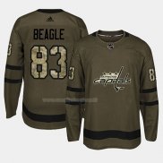 Maglia Hockey Washington Capitals Jay Beagle 2018 Salute To Service Verde Militare