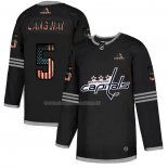 Maglia Hockey Washington Capitals Rod Langway 2020 USA Flag Nero