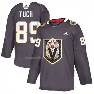 Maglia Vegas Golden Knights Tuch Dia de Los Muertos Gris