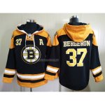 Felpa con Cappuccio Boston Bruins Patrice Bergeron Nero