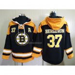 Felpa con Cappuccio Boston Bruins Patrice Bergeron Nero