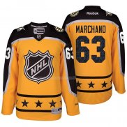 Maglia Hockey 2017 All Star Boston Bruins Brad Marchand Giallo