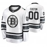 Maglia Hockey 2019 All Star Boston Bruins Personalizzate Bianco