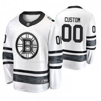 Maglia Hockey 2019 All Star Boston Bruins Personalizzate Bianco