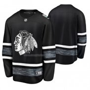 Maglia Hockey 2019 All Star Chicago Blackhawks Nero