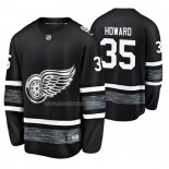 Maglia Hockey 2019 All Star Detroit Red Wings Jimmy Howard Nero