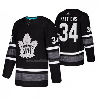 Maglia Hockey 2019 All Star Toronto Maple Leafs Auston Matthews Nero2