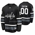 Maglia Hockey 2019 All Star Washington Capitals Personalizzate Nero