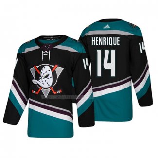 Maglia Hockey Anaheim Ducks Adam Henrique Alternato 25th Anniversario Autentico Nero