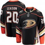 Maglia Hockey Anaheim Ducks Brett Leason Home Premier Breakaway Nero