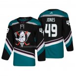 Maglia Hockey Anaheim Ducks Max Jones Alternato 25th Anniversario Autentico Nero
