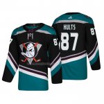 Maglia Hockey Anaheim Ducks Mitch Hults Alternato 25th Anniversario Autentico Nero