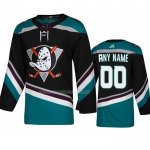 Maglia Hockey Anaheim Ducks Personalizzate Alternato Nero